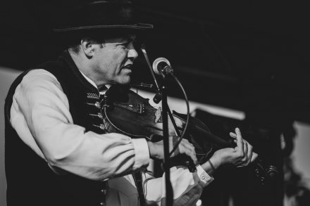 Maciej Rosenberg z kapeli Beskidzcy Zbóje